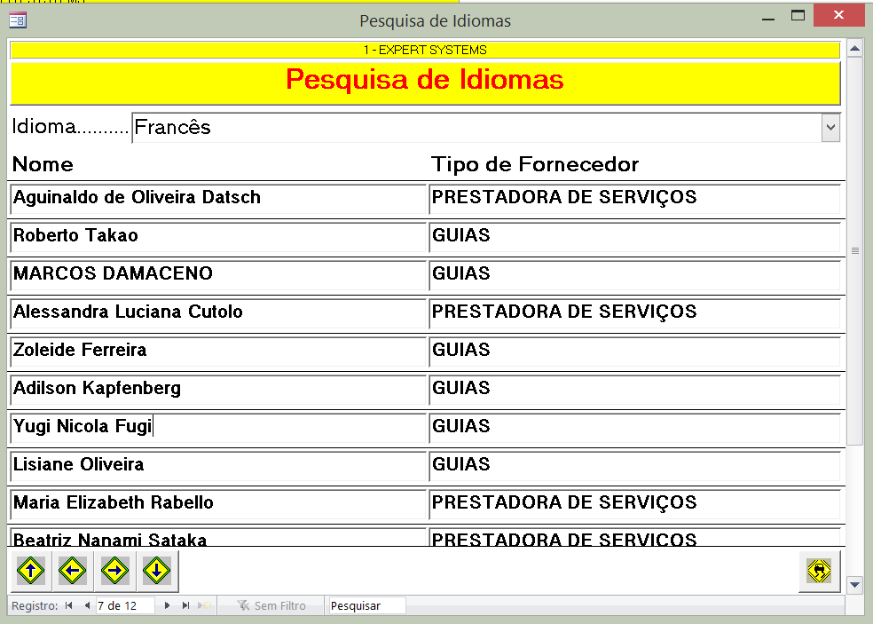 Guia determinado idioma Guia determinado idioma