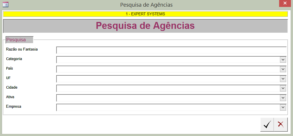 Pesquisa de clientes Pesquisa de clientes