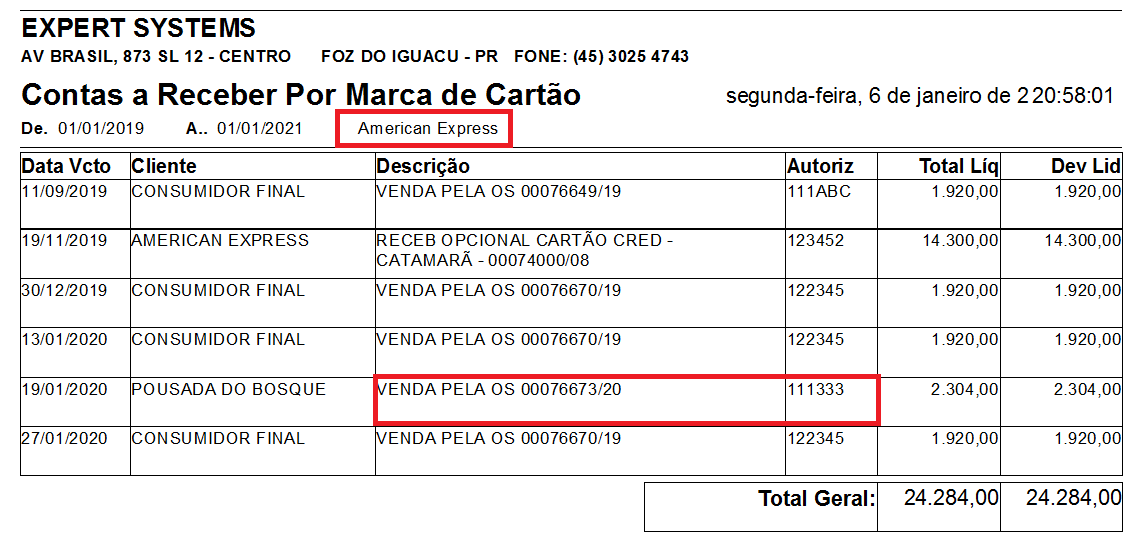 0030-relatorio-de-contas-a-receber-de-cartoes-especifico-por-bandeira-sistema-turismo-receptivo-expert Relatório de contas a receber de cartões por bandeira