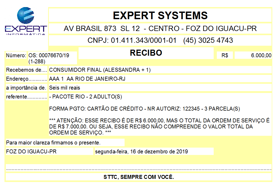 recibo-para-o-cliente-sistema-turismo-receptivo Recibo para o cliente
