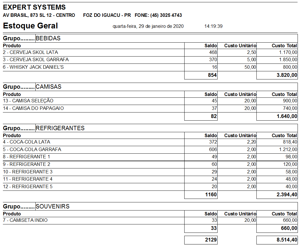 sistema-turismo-receptivo-0090-estoque-geral-com-valores Estoque geral com valores